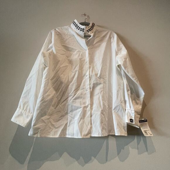 Pendleton Plus Vintage Folklore Button Down shirt NWT size 14 - Picture 4 of 8